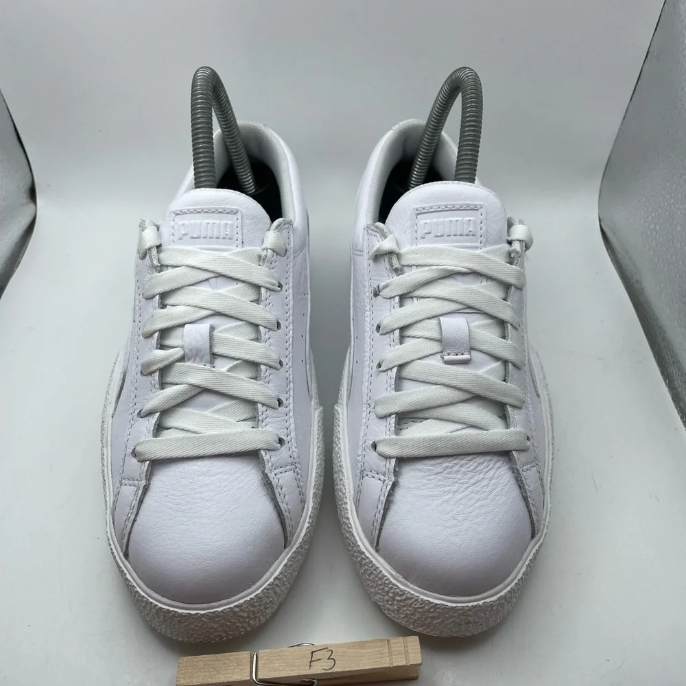 Puma Love tumble white leather women’s sneakers size 7